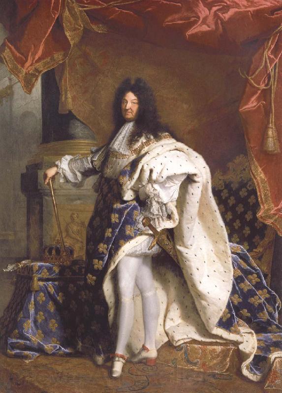 Hyacinthe Rigaud Portrait of Louis XIV Germany oil painting art